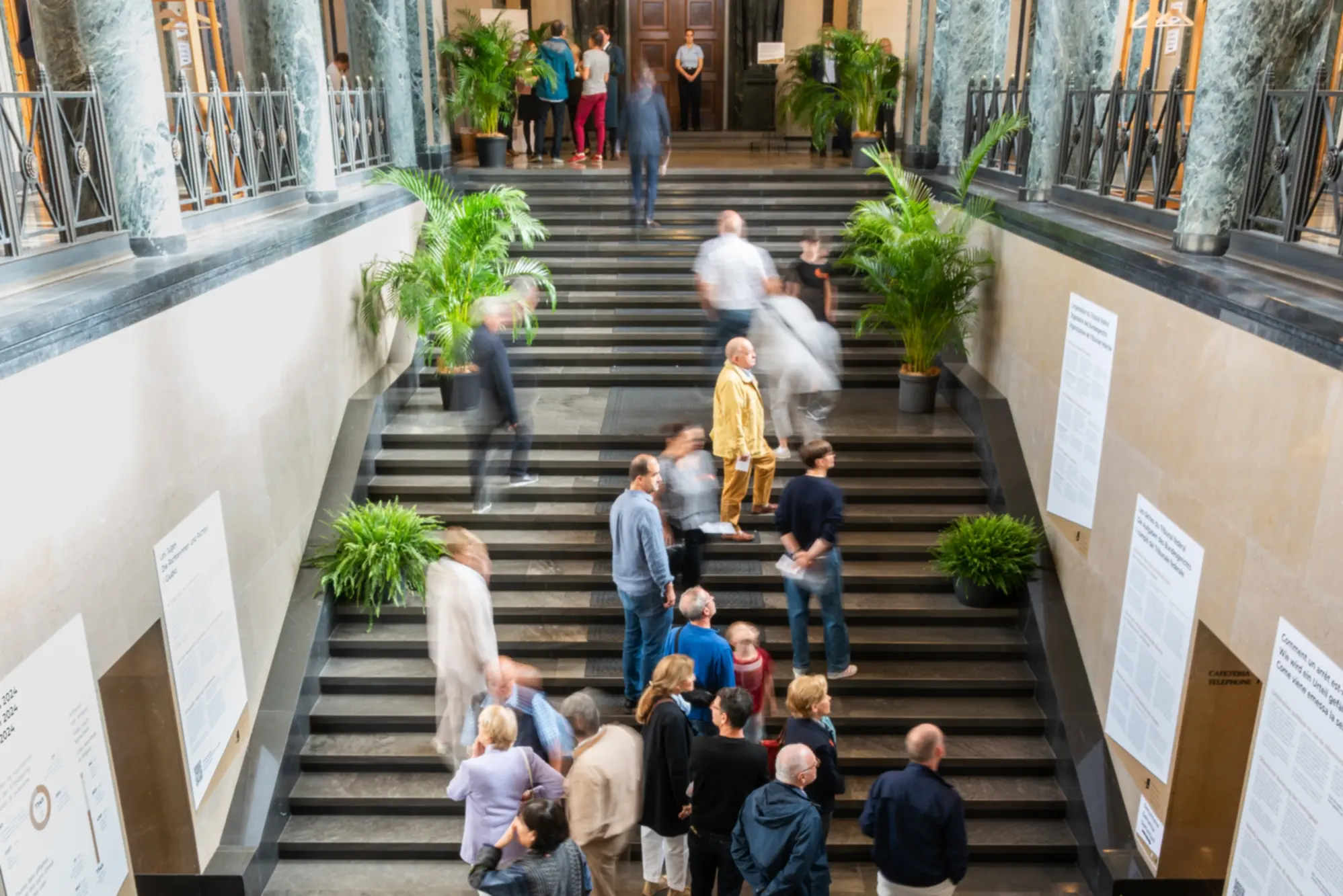 Momenti delle Giornate delle porte aperte al Tribunale federale