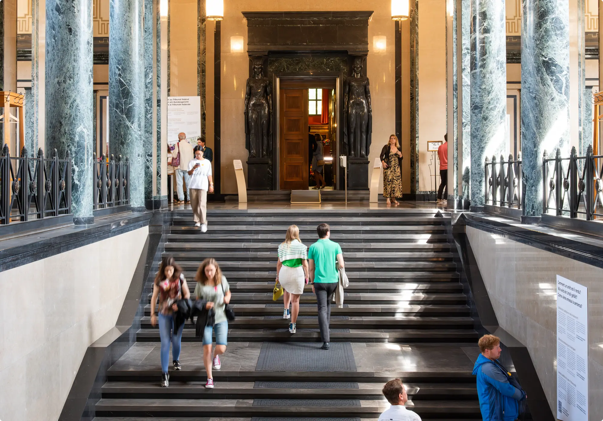 Besuch Bundesgericht Lausanne